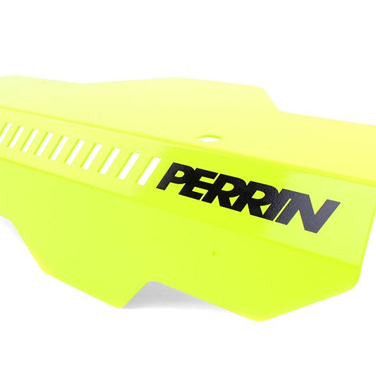 Perrin Performance PSP-ENG-150NY - PERPSP-ENG-150NY - PERRIN 02-14 Subaru WRX / 04-21 STI / 08-11 Impreza Pulley Cover - Neon Yellow - Shipped in Europe - Tuningsupply.com