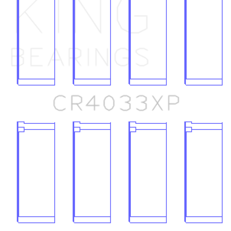 King Engine Bearings GCR4033XP0.25 - KINGCR4033XP0.25 - King Engine Bearings Honda F20C/F22C/97-01 H22A4 Rod Bearing Set - Size +0.25mm - Shipped in Europe - Tuningsupply.com
