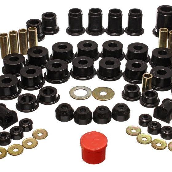 Energy Suspension 8.18103G - ENG8.18103G - Energy Suspension 90-95 Toyota 4 Runner 2WD/4WD Black Hyper-Flex Master Bushing Set - Shipped in Europe - Tuningsupply.com
