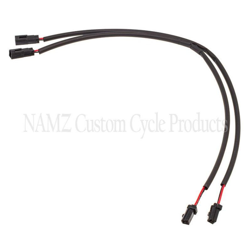 NAMZ NHGX-HD18 - NAMNHGX-HD18 - NAMZ 08-23 HD Models w/Heated Grips Plug-N-Play Heated Grip Extensions 18in. - Shipped in Europe - Tuningsupply.com