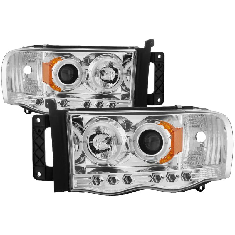 SPYDER 5009982 - SPY5009982 - Spyder Dodge Ram 1500 02-05/Ram 2500 03-05 Projector Headlights LED Halo LED Chrm PRO-YD-DR02-HL-C - Shipped in Europe - Tuningsupply.com
