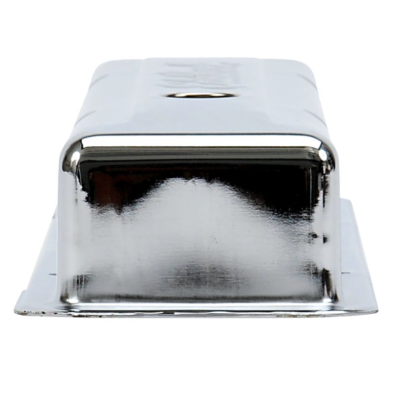 Edelbrock 4449 - EDE4449 - Edelbrock Valve Cover Signature Series Chevrolet 1959-1986 262-400 CI V8 Low Chrome - Shipped in Europe - Tuningsupply.com