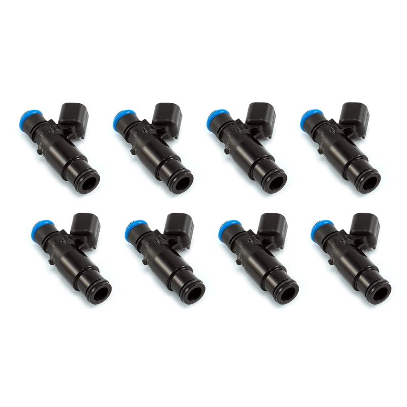 Injector Dynamics 1300.48.14.14B.8 - IDX1300.48.14.14B.8 - Injector Dynamics 1340cc Injector - 48mm Length - 14mm Top - 14mm Black Bottom Adaptor (Set of 8) - Shipped in Europe - Tuningsupply.com
