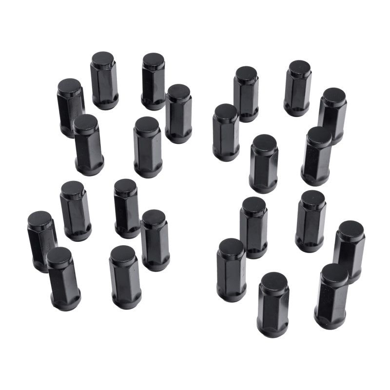 Rugged Ridge 16715.32 - RUG16715.32 - Rugged Ridge Wheel Lock Nut Set 24 Black M14-1.5 - Shipped in Europe - Tuningsupply.com