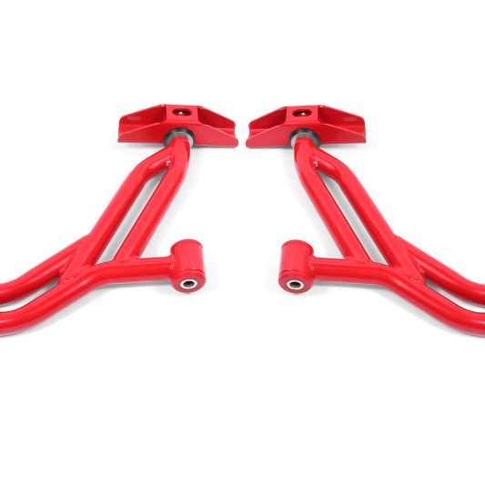 BMR Suspension AA750R - BMRAA750R - BMR Suspension 05-14 Ford Mustang Lower A-Arms - Red - Non-Adjustable - Shipped in Europe - Tuningsupply.com