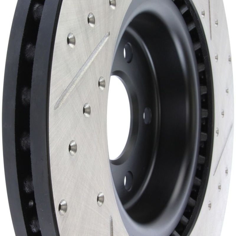 Stoptech 127.33138R - STO127.33138R - StopTech Slotted & Drilled Sport Brake Rotor - Shipped in Europe - Tuningsupply.com
