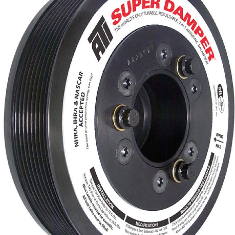 ATI ATI918889 - APPATI918889 - ATI Damper - 7.45in - Steel - 8 Grv - Ford 7.3 - Powerstroke - 99-03 - Ext Bal - 3 Ring - Diesel - Shipped in Europe - Tuningsupply.com