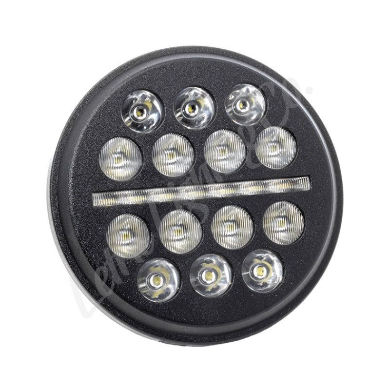 Letric Lighting LLC-LHC-5B - LETLLC-LHC-5B - Letric Lighting 5.75? LED Black Buck-Shot Style mini-multi Headlight - Shipped in Europe - Tuningsupply.com