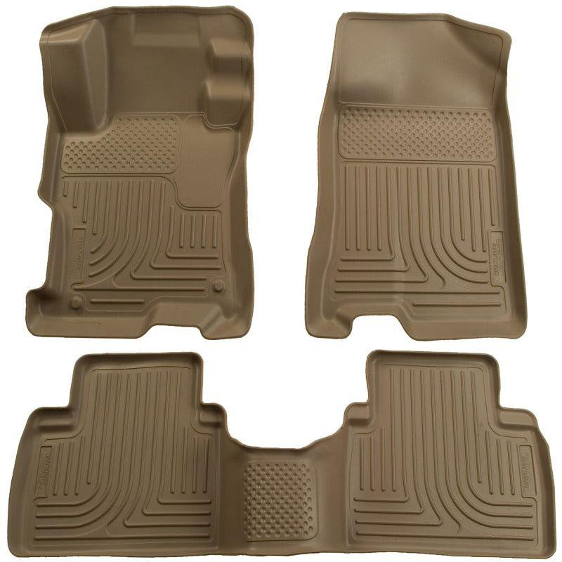 Husky Liners 98523 - HSL98523 - Husky Liners 04-09 Toyota Prius WeatherBeater Combo Tan Floor Liners - Shipped in Europe - Tuningsupply.com