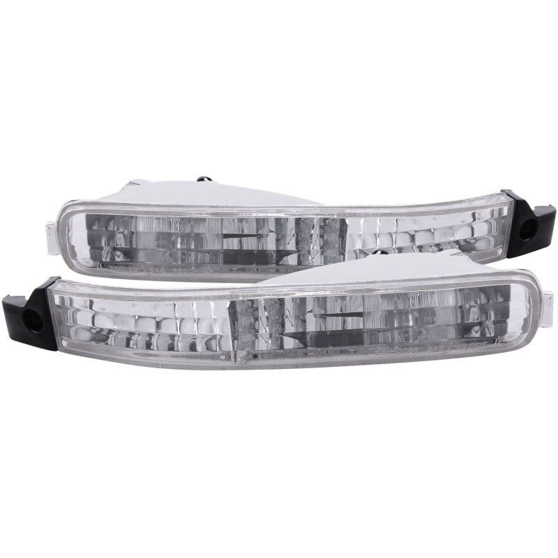 ANZO 511007 - ANZ511007 - ANZO 1992-1993 Honda Accord Euro Parking Lights Chrome - Shipped in Europe - Tuningsupply.com
