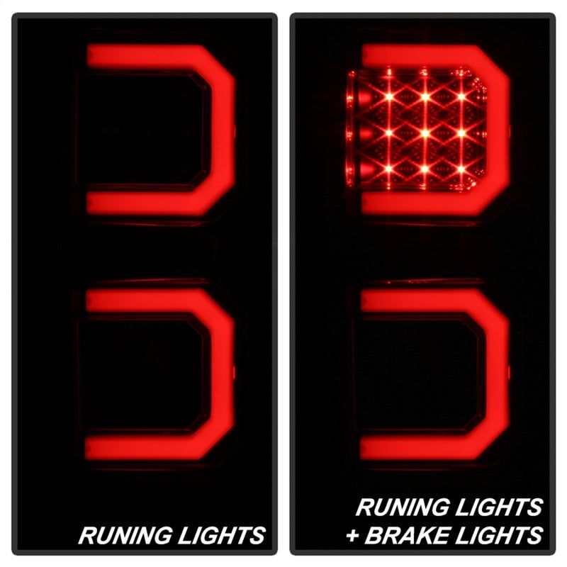 SPYDER 5085443 - SPY5085443 - Spyder 07-13 Toyota Tundra V2 Light Bar LED Tail Lights - Smoke ALT-YD-TTU07V2-LB-BSM - Shipped in Europe - Tuningsupply.com
