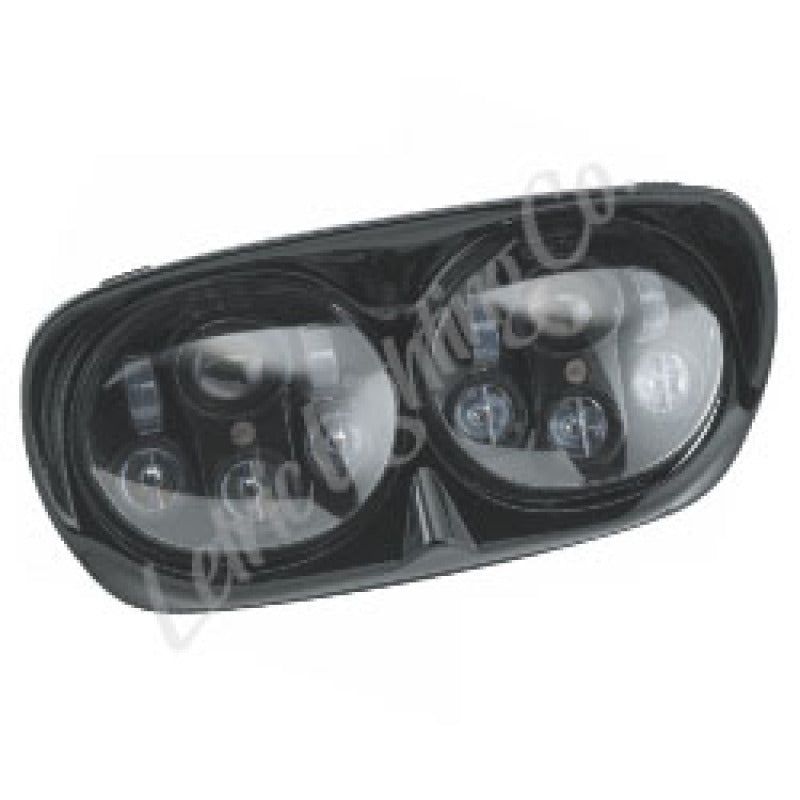Letric Lighting LLC-LRHP-BB - LETLLC-LRHP-BB - Letric Lighting 98-13 Glide Models LED Black Headlight & Housing Dual 5.75 Projector Lamps - Shipped in Europe - Tuningsupply.com