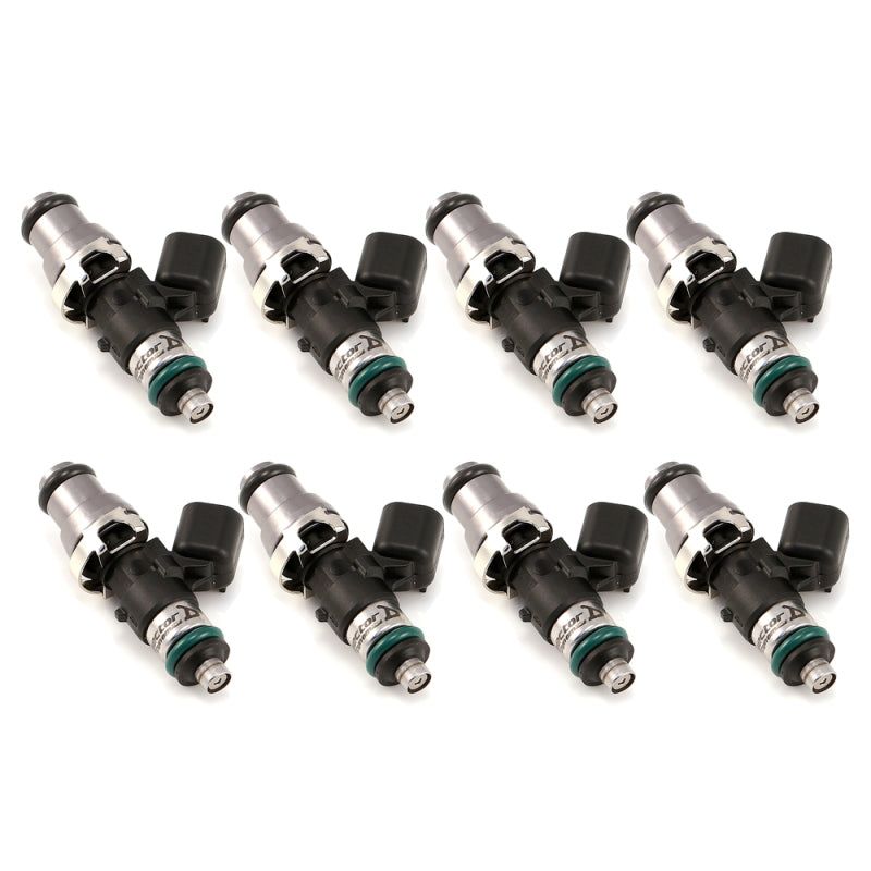 Injector Dynamics 1300.48.14.14.8 - IDX1300.48.14.14.8 - Injector Dynamics 1340cc Injectors - 48mm Length - 14mm Grey Top - 14mm Lower O-Ring (Set of 8) - Shipped in Europe - Tuningsupply.com