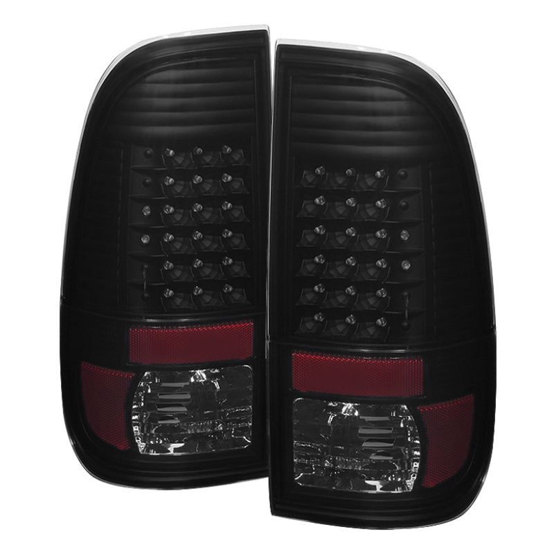 SPYDER 9027697 - SPY9027697 - xTune Ford Super Duty 08-15 LED Tail Lights Black Smoke ALT-JH-FS08-LED-BKSM - Shipped in Europe - Tuningsupply.com