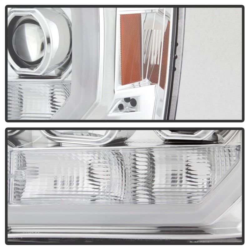 SPYDER 5083647 - SPY5083647 - Spyder GMC Sierra 1500/2500/3500 07-13 V2 Projector Headlights - Chrome PRO-YD-GS07V2-LBDRL-C - Shipped in Europe - Tuningsupply.com