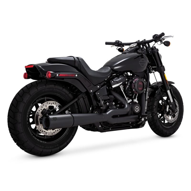 Vance and Hines 47387 - VAH47387 - Vance & Hines HD Softail 18 -22 Pro Pipe Black PCX Full System Exhaust - Shipped in Europe - Tuningsupply.com
