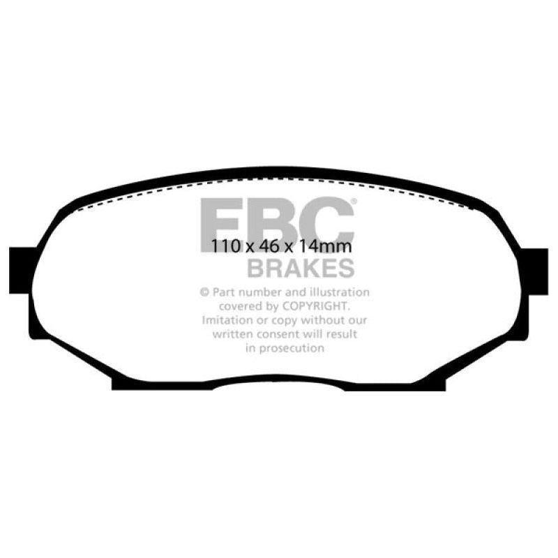 EBC DP2802 - EBCDP2802 - EBC 90-93 Geo Storm 1.6 Greenstuff Front Brake Pads - Shipped in Europe - Tuningsupply.com