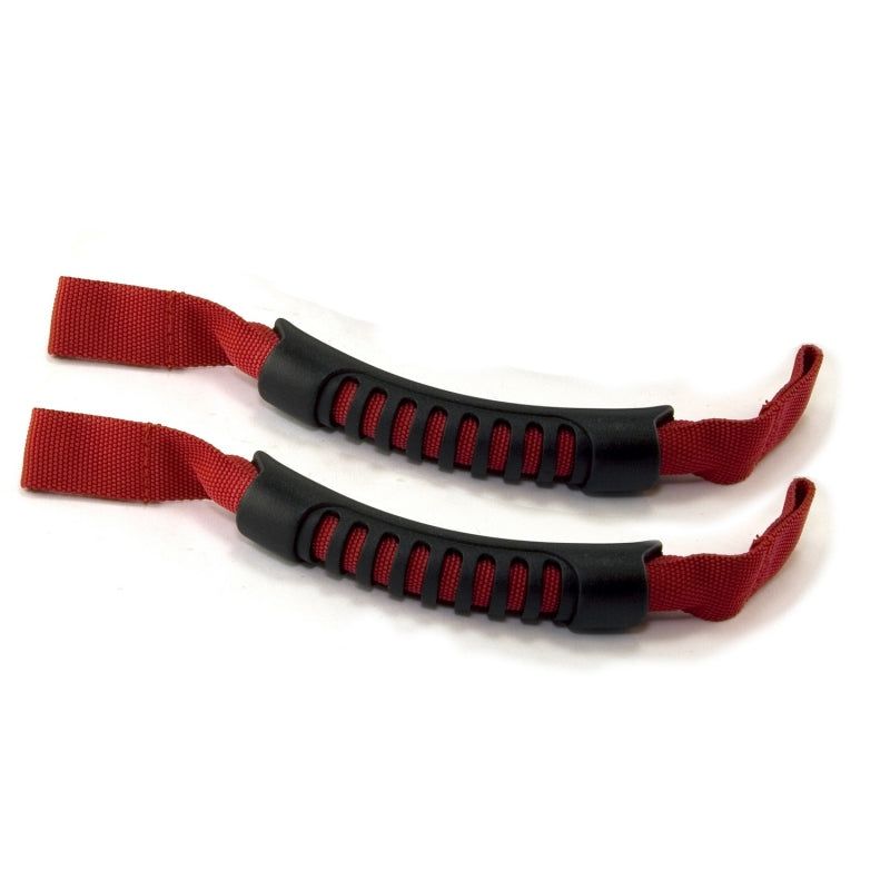 Rugged Ridge 13305.11 - RUG13305.11 - Rugged Ridge Front Headrest Grab Handles Red 07-20 JK/JL/JT - Shipped in Europe - Tuningsupply.com