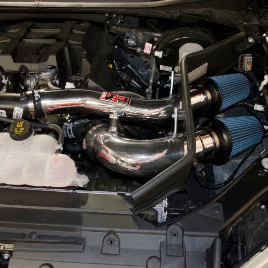 Injen PF9015P - INJPF9015P - Injen 2015+ Ford F-150 V6 2.7L/3.5L EcoBoost Polished Short Ram Intake (Includes Heat Shield) - Shipped in Europe - Tuningsupply.com