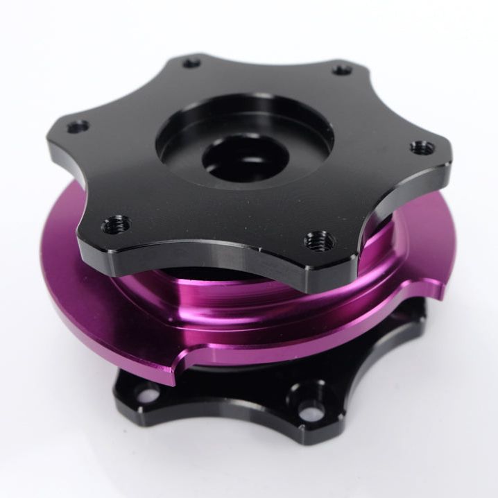 NRG SRK-R200BK-PP - NRGSRK-R200BK-PP - NRG Quick Release SFI SPEC 42.1 - Shiny Black Body / Shiny Purple Ring - Shipped in Europe - Tuningsupply.com