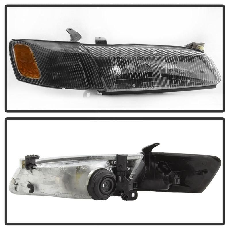 SPYDER 9042836 - SPY9042836 - xTune 97-99 Toyota Camry 4pc OEM Style Headlights w/Corner Lights - Black (HD-JH-TCAM97-SET-BK) - Shipped in Europe - Tuningsupply.com