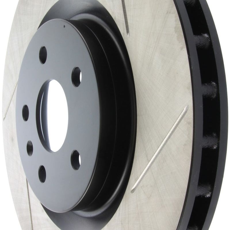 Stoptech 126.62124SL - STO126.62124SL - StopTech Power Slot 10 Camaro SS 8cyl / 09 Pontiac G8 GXP Front Left Slotted Rotor - Shipped in Europe - Tuningsupply.com