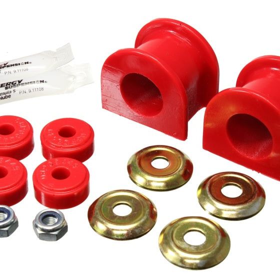 Energy Suspension 8.5153R - ENG8.5153R - Energy Suspension 05-15 Toyota Tacoma 2WD 30mm Front Sway Bar Bushing Set - Red - Shipped in Europe - Tuningsupply.com