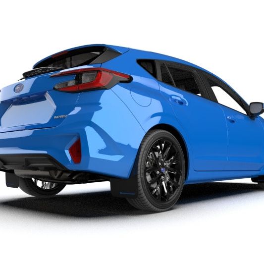 Rally Armor MF105-UR-BLK-GRY - RALMF105-UR-BLK-GRY - Rally Armor 24-25 Subaru Impreza Black UR Mud Flap w/ Grey Logo - Shipped in Europe - Tuningsupply.com