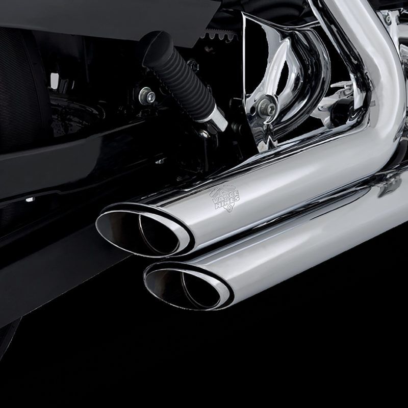 Vance and Hines 17329 - VAH17329 - Vance & Hines HD Sportster 14-22 Shortshots Stag Chrome Full System Exhaust - Shipped in Europe - Tuningsupply.com