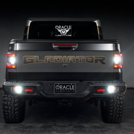ORACLE Lighting 5881-504 - ORL5881-504 - Oracle Jeep Gladiator JT Rear Bumper LED Reverse Lights w/ Plug & Play Harness - 6000K - Shipped in Europe - Tuningsupply.com
