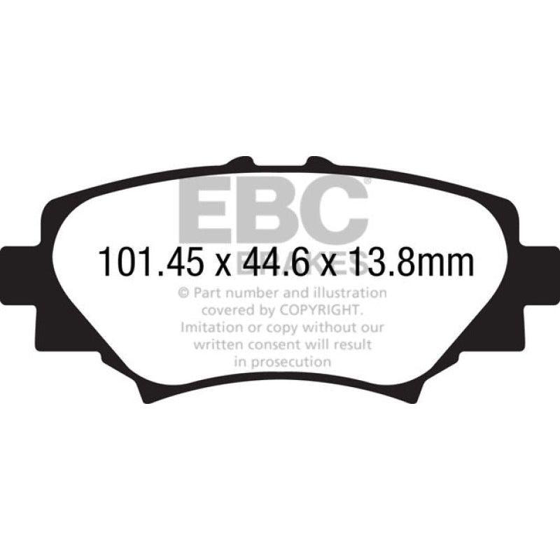 EBC DP22186 - EBCDP22186 - EBC 14+ Mazda 3 2.0 (Japan Build) Greenstuff Rear Brake Pads - Shipped in Europe - Tuningsupply.com