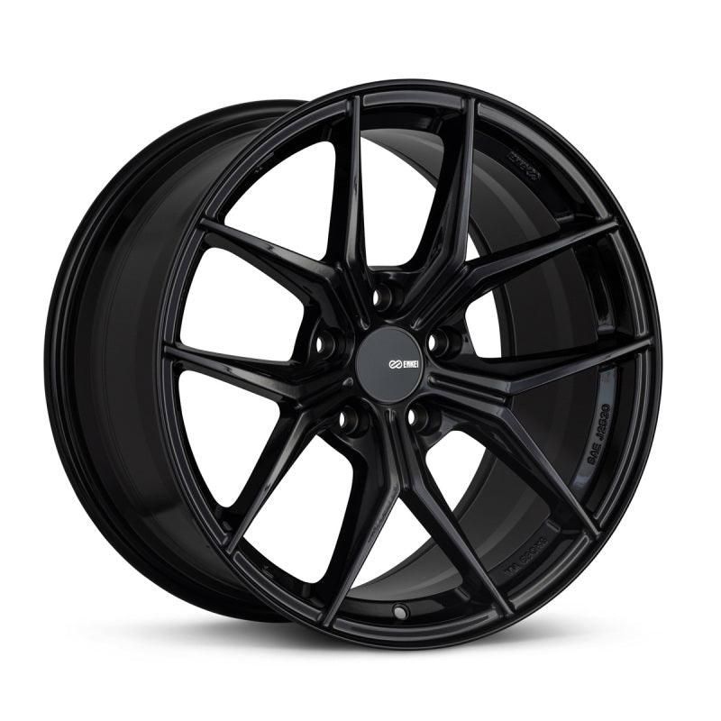 Enkei 529-895-1240BK - ENK529-895-1240BK - Enkei TSR-X 18x9.5 40mm Offset 5x120 BP Gloss Black Wheel - Shipped in Europe - Tuningsupply.com