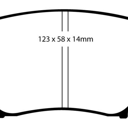 EBC DP41774R - EBCDP41774R - EBC 06-15 Mazda Miata MX5 2.0 Yellowstuff Front Brake Pads - Shipped in Europe - Tuningsupply.com