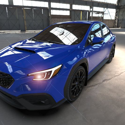 Rally Armor MF92-UR-BLK/DGRY - RALMF92-UR-BLK/DGRY - Rally Armor 22-25 Subaru WRX Black UR Mud Flap w/Dark Grey Logo - Shipped in Europe - Tuningsupply.com