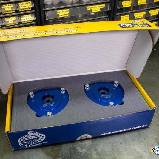 Superpro TRC5000 - SPRTRC5000 - SuperPro 2015 Audi A3 Quattro Premium Front Upper Fixed Camber Offset Strut Mount Set - Shipped in Europe - Tuningsupply.com