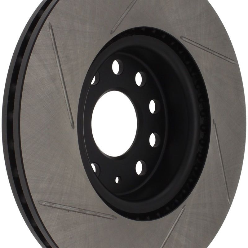 Stoptech 126.33098SL - STO126.33098SL - StopTech Power Slot 06-10 Audi A3 / 08-10 TT / 06-09 VW GTI Mlk V/Passat Left Front Slotted Rotor - Shipped in Europe - Tuningsupply.com