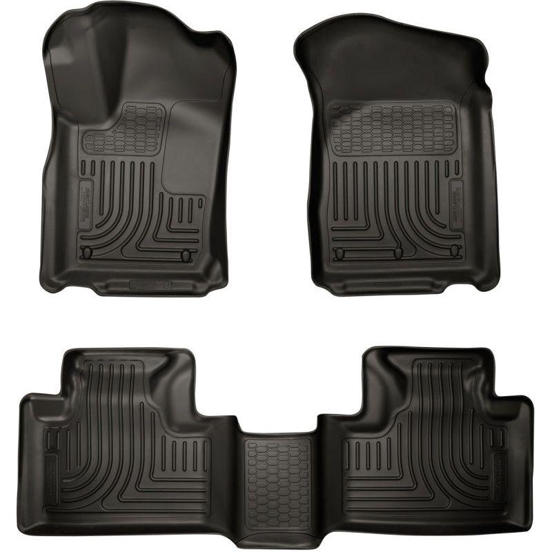 Husky Liners 99051 - HSL99051 - Husky Liners 11-13 Dodge Durango / 11-13 Jeep Grand Cherokee WeatherBeater Combo Black Floor Liners - Shipped in Europe - Tuningsupply.com