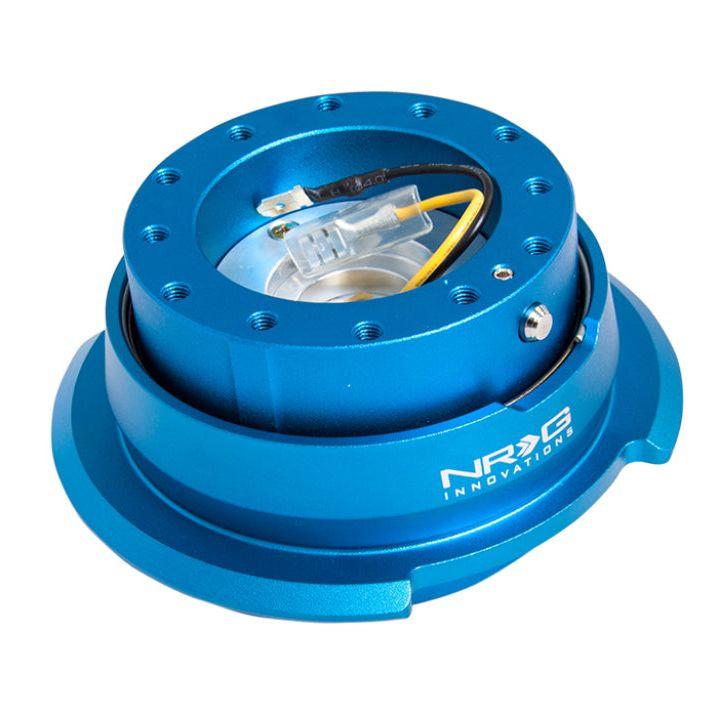 NRG SRK-280BL - NRGSRK-280BL - NRG Quick Release Kit Gen 2.8 - Blue / Blue Ring - Shipped in Europe - Tuningsupply.com