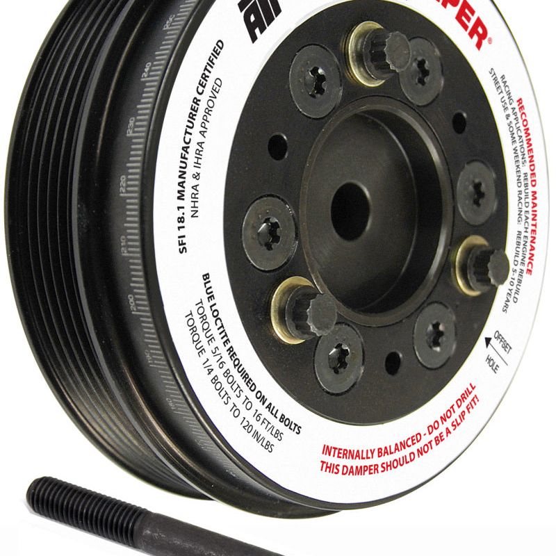 ATI ATI917993 - APPATI917993 - ATI Damper - 5.74in - Alum - 6 Grv - Mini Cooper S - 1.6L - 2 Percent OD - 1Pc - Shipped in Europe - Tuningsupply.com