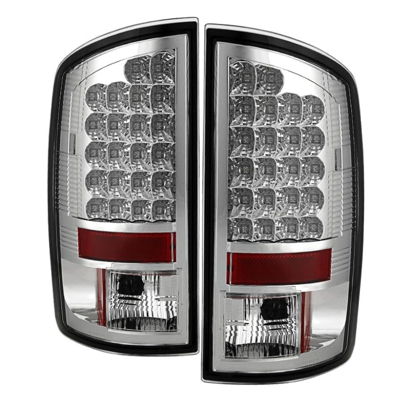 SPYDER 5002563 - SPY5002563 - Spyder Dodge Ram 02-06 1500/Ram 2500/3500 03-06 LED Tail Light Chrome ALT-YD-DRAM02-LED-C - Shipped in Europe - Tuningsupply.com