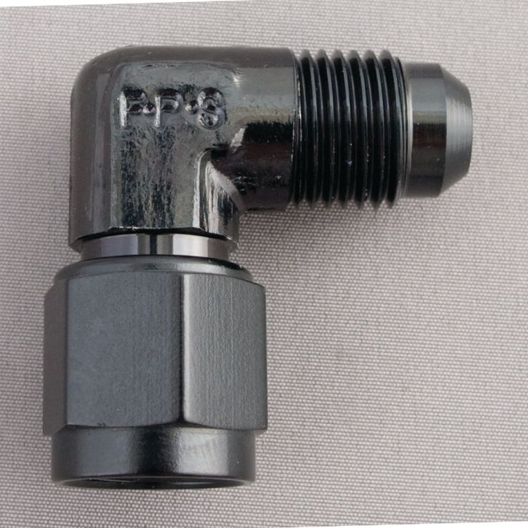 Fragola 498103-BL - FRA498103-BL - Fragola -6AN Female - Male Flare 90 Degree - Black - Shipped in Europe - Tuningsupply.com