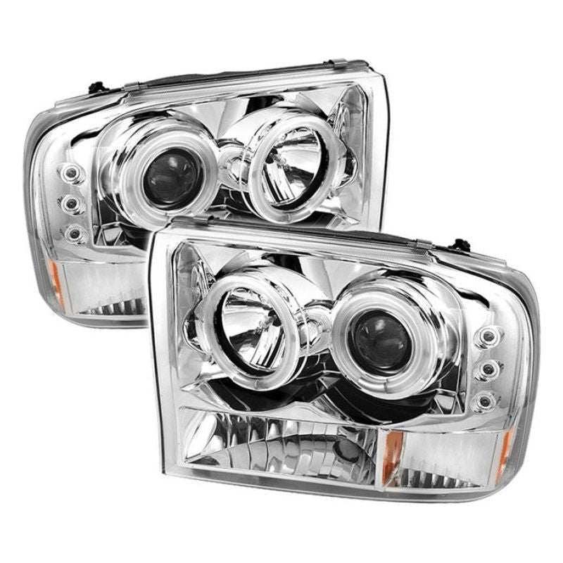 SPYDER 5010360 - SPY5010360 - Spyder Ford F250 Super Duty 99-04 Projector Version 2 LED Halo LED Chrm PRO-YD-FF25099-1P-G2-C - Shipped in Europe - Tuningsupply.com