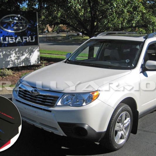 Rally Armor MF11-UR-BLK/BL - RALMF11-UR-BLK/BL - Rally Armor 09-13 Subaru Forester Black UR Mud Flap w/ Blue Logo - Shipped in Europe - Tuningsupply.com