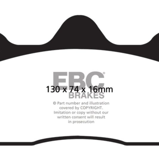 EBC DP3060C - EBCDP3060C - EBC 10+ Lotus Evora 3.5 Redstuff Rear Brake Pads - Shipped in Europe - Tuningsupply.com