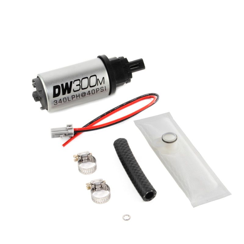 DeatschWerks 9-305-1037 - DWK9-305-1037 - DeatschWerks 340 LPH Ford In-Tank Fuel Pump DW300M Series w/ 97-04 F-150/F-250 V6/V8 Install Kit - Shipped in Europe - Tuningsupply.com