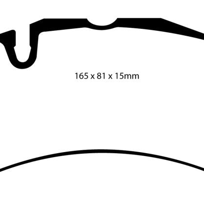 EBC DP51591NDX - EBCDP51591NDX - EBC 07-08 Ferrari 430 Scuderia 4.3 Bluestuff Front Brake Pads - Shipped in Europe - Tuningsupply.com