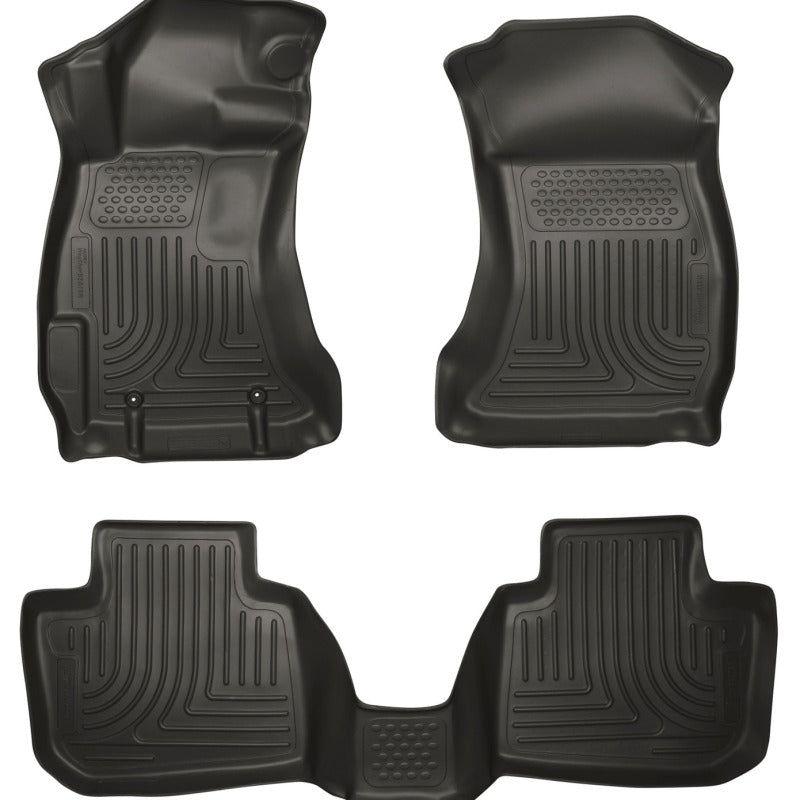 Husky Liners 98841 - HSL98841 - Husky Liners 10-12 Subaru Legacy/Outback WeatherBeater Combo Black Floor Liners - Shipped in Europe - Tuningsupply.com