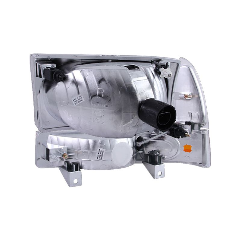 ANZO 111080 - ANZ111080 - ANZO 2000-2004 Ford Excursion Crystal Headlights Black - Shipped in Europe - Tuningsupply.com