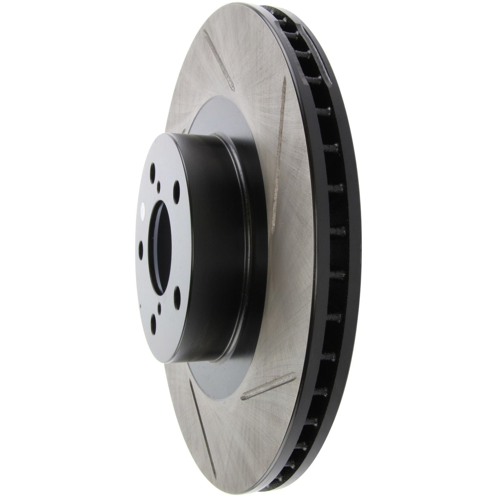 Stoptech 126.47018SL - STO126.47018SL - StopTech Power Slot 02-10 WRX Front Left SportStop Slotted Rotor - Shipped in Europe - Tuningsupply.com