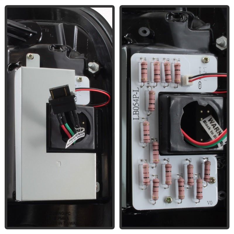 SPYDER 5084729 - SPY5084729 - Spyder 08-16 Ford Super Duty F-250 V3 Light Bar LED Tail Lights - Blk Smoke ALT-YD-FS07V3-LBLED-BSM - Shipped in Europe - Tuningsupply.com